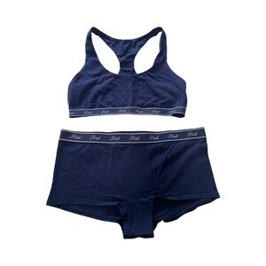 PINK Victoria's Secret Dark Blue Set